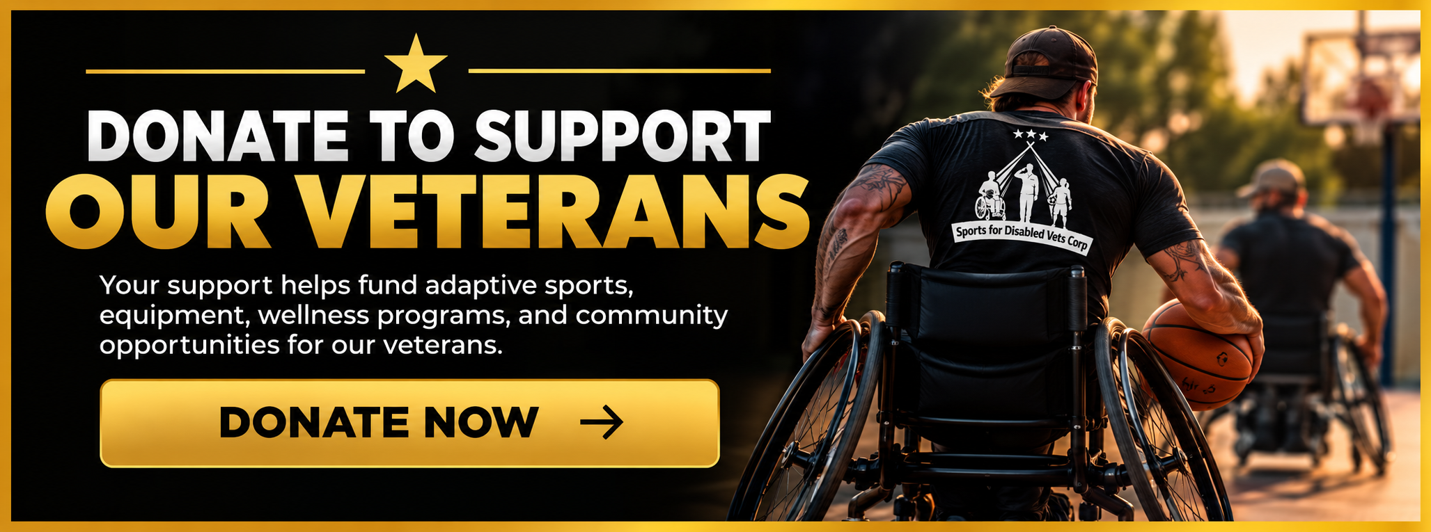 Donate to support our veterans. Your support helps fund adaptive sports, equipment, wellness programs, and community opportunities. Donate now.