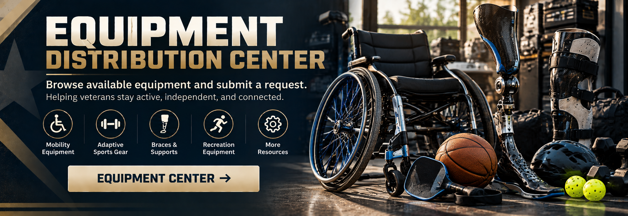 Visit the Equipment Distribution Center